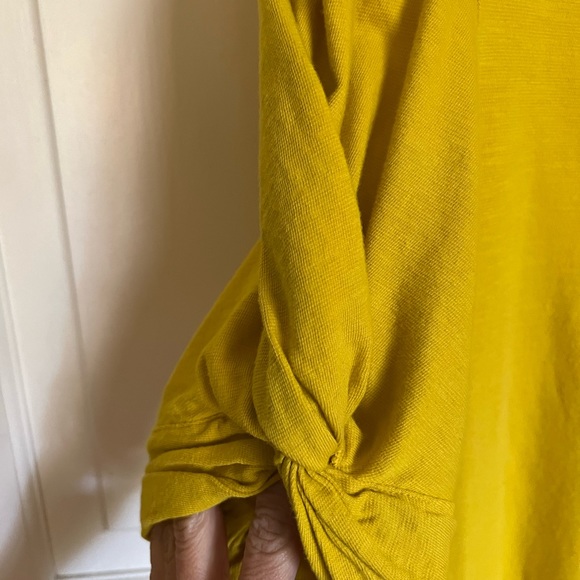 Amadi from Anthropologie Mustard Yellow Mini Dress XS - Picture 3 of 3